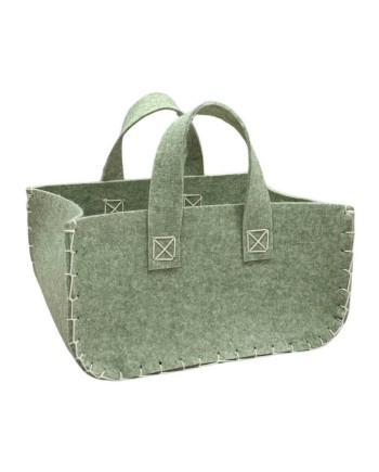 BOLSA FIELTRO VERDE 38X28X20 CM