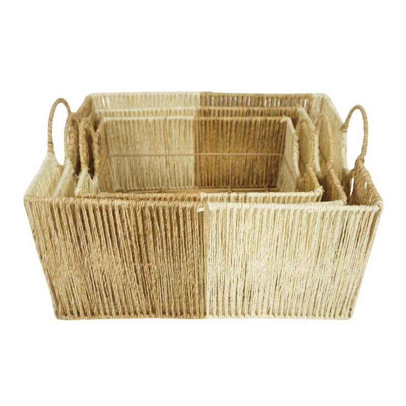 CAJÓN CUERDA BICOLOR 45X40X27 CM