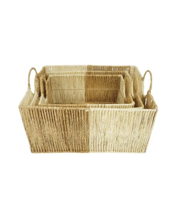 CAJÓN CUERDA BICOLOR 40X35X25 CM