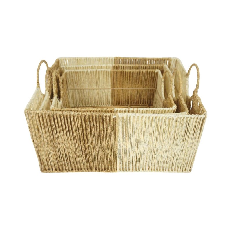 CAJÓN CUERDA BICOLOR 40X35X25 CM