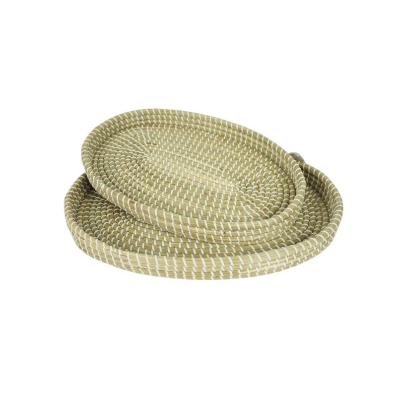 BANDEJA SEAGRASS OVAL 50X35X5 CM