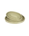 BANDEJA SEAGRASS OVAL 50X35X5 CM