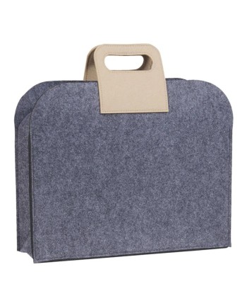 BOLSA FIELTRO GRIS 36X10X37 CM