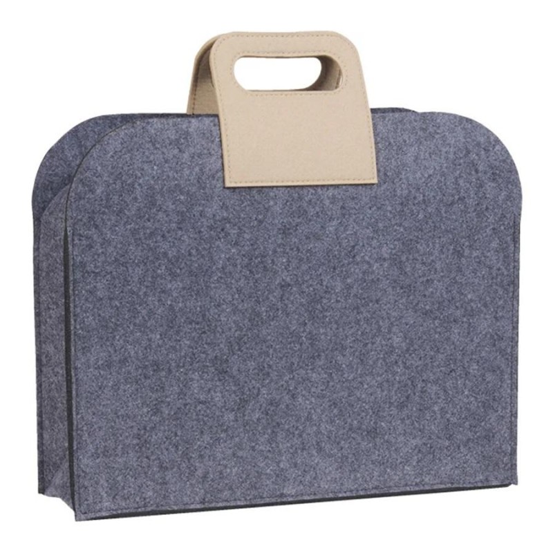 BOLSA FIELTRO GRIS 36X10X37 CM