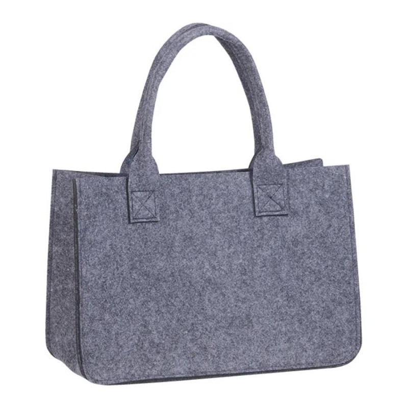 BOLSA FIELTRO GRIS ASAS 30X13X20 CM