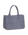 BOLSA FIELTRO GRIS ASAS 30X13X20 CM