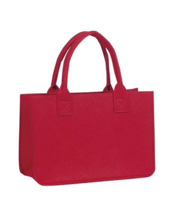 BOLSA FIELTRO ROJA ASAS 30X13X20 CM
