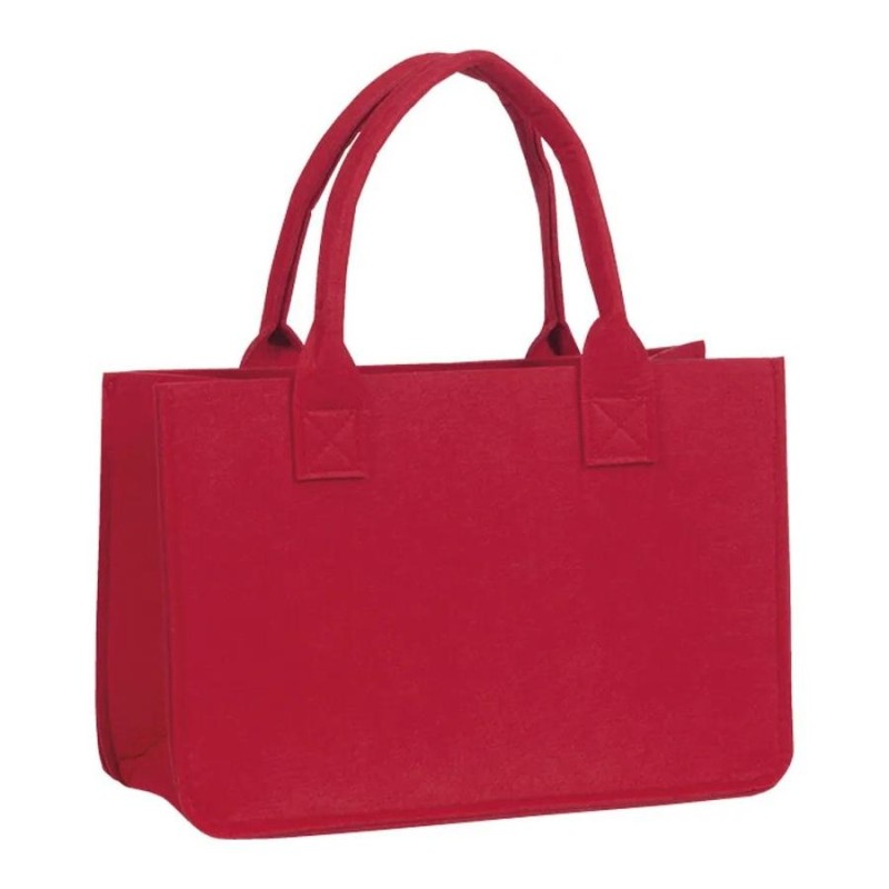 BOLSA FIELTRO ROJA ASAS 30X13X20 CM