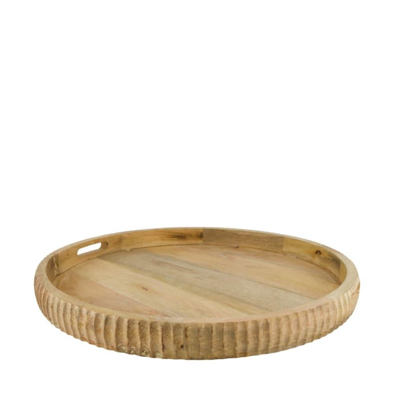 BANDEJA MADERA MANGO ASA D58X5 CM