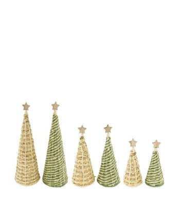 ARBOL CUERDA PAPEL D20.5X58  CM SET3 A/2