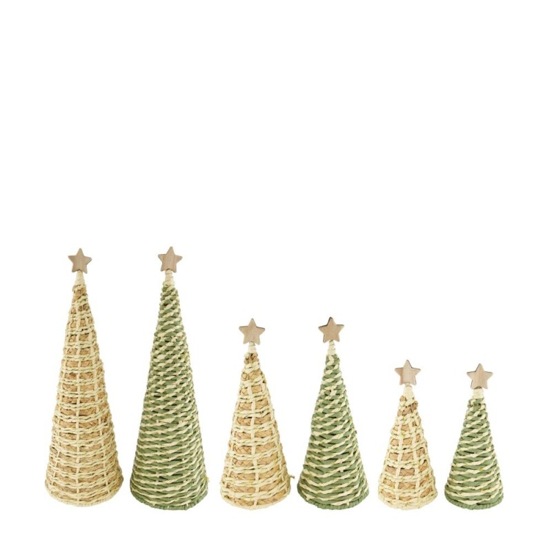 ARBOL CUERDA PAPEL D20.5X58  CM SET3 A/2