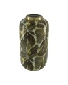 JARRON PATRON HOJAS VERDES D17X31.5 CM