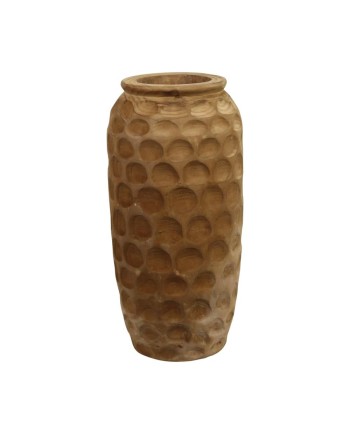 JARRON MADERA PAULOWNIA D28X58 CM