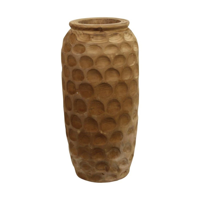 JARRON MADERA PAULOWNIA D28X58 CM