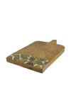 TABLA MADERA MANGO PATRON HOJAS 38X22X2.5 CM