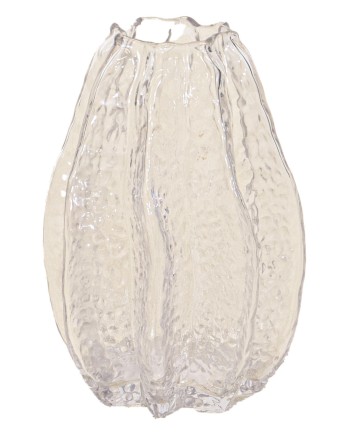 JARRÓN CRISTAL TRANSPARENTE D14X20.5 CM