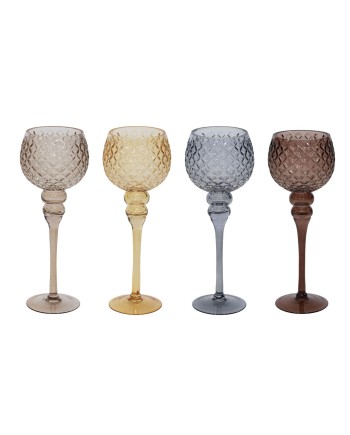 COPA CRISTAL COLOR D13X35 CM SURTIDAS