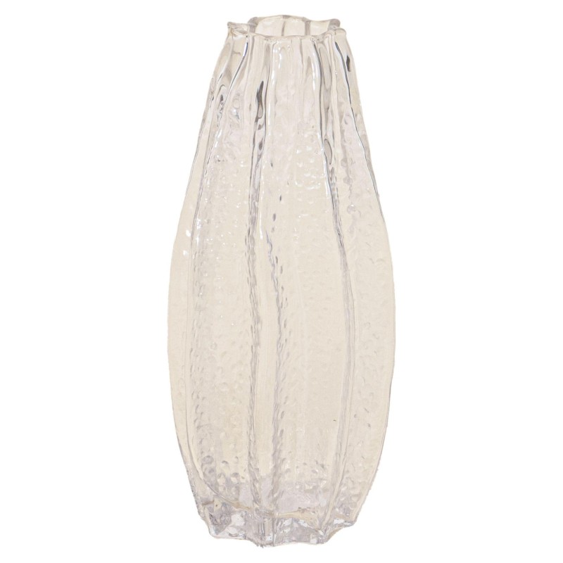 JARRÓN CRISTAL TRANSPARENTE D16X34.5 CM