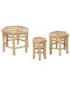 PEDESTALES BAMBU SET3 50X43X40 CM
