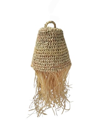 LAMPARA PALMITO FELCOS RAFIA D20X20 CM