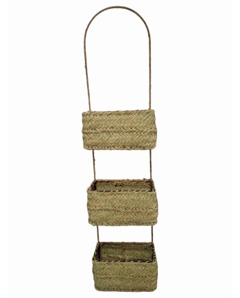 EXPOSITOR ESPARTO 3 ESTANTES 35X17X135 CM