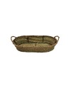 CESTA ESPARTO METAL OVAL 53X27X11 CM