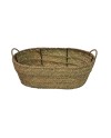 CESTA ESPARTO METAL OVAL 64X39X22 CM