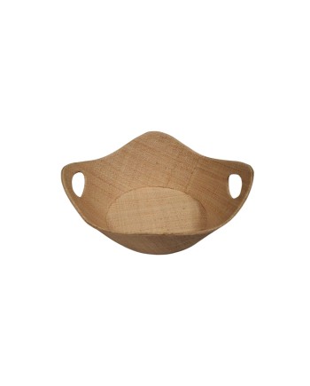 BANDEJA RAFIA REDONDA D23X9 CM