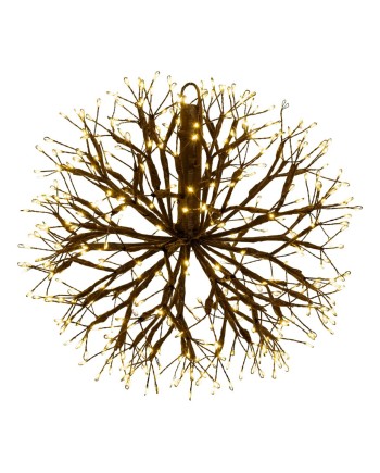 ESFERA CON LUZ RICH MARRON D30 CM