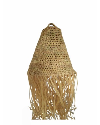 LAMPARA PALMITO FELCOS RAFIA D30X30 CM