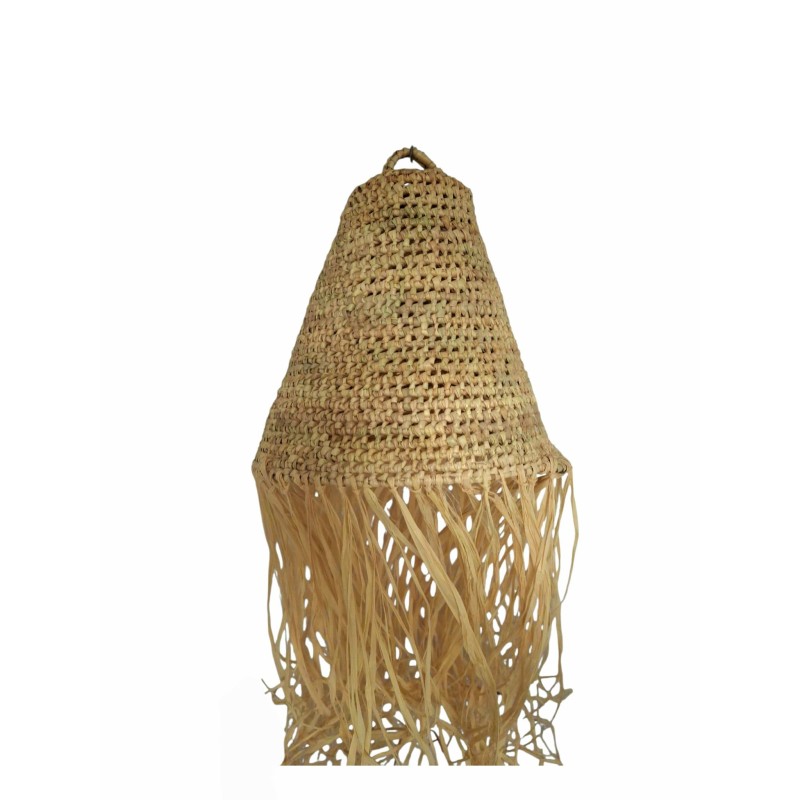 LAMPARA PALMITO FELCOS RAFIA D30X30 CM