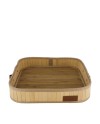 BANDEJA BAMBÚ CUADRADA 37X37X7 CM