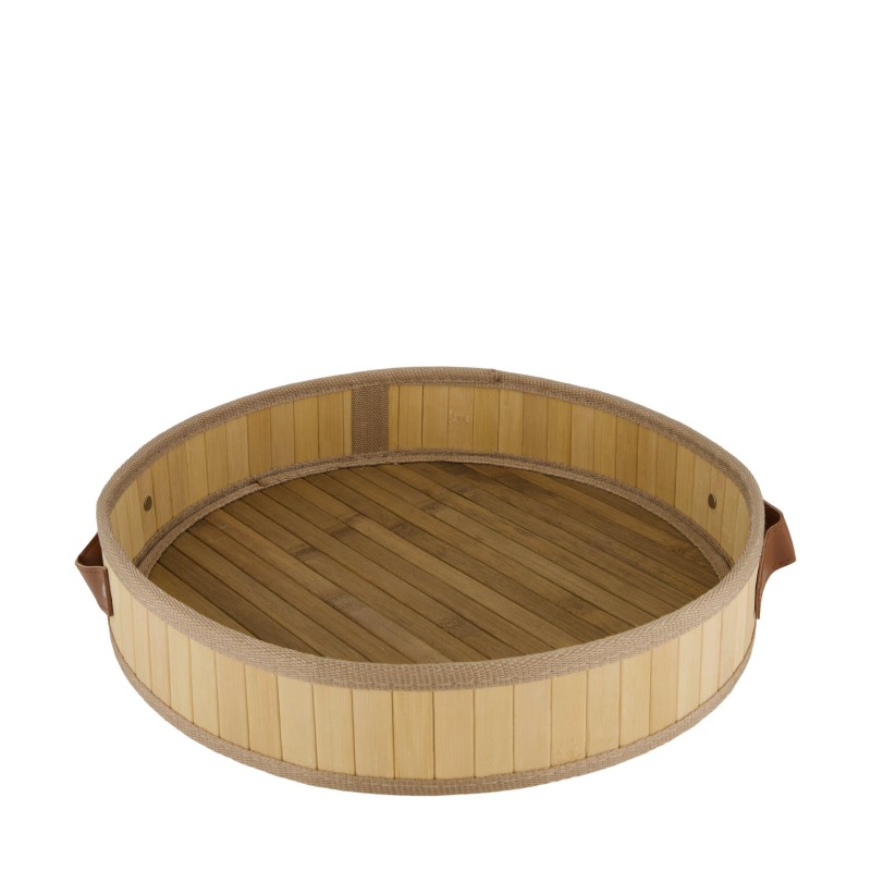 BANDEJA BAMBÚ REDONDA D37X7 CM