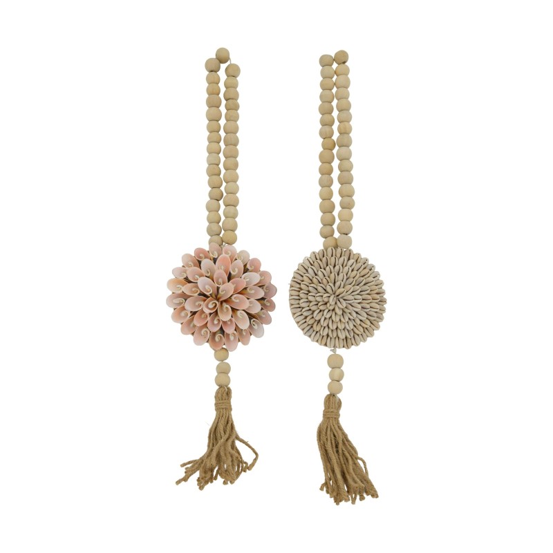 COLGANTE MACRAMÉ CONCHAS 12.5X2X50 CM SURT