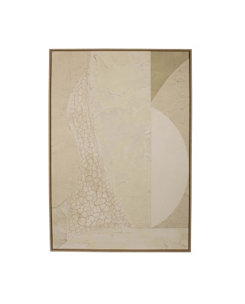 CUADRO TEXTURAS BEIG 77.6X4.3X117.6 CM