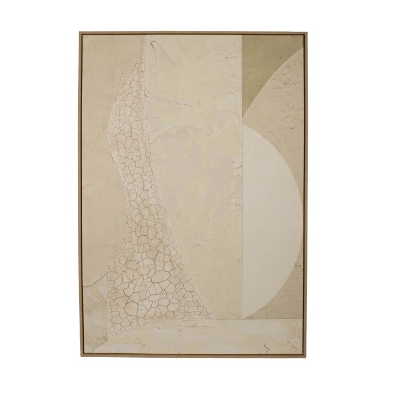 CUADRO TEXTURAS BEIG 77.6X4.3X117.6 CM