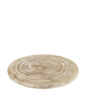 RODAJA MADERA PAULOWNIA 33X33X3 CM