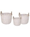 CESTA MIMBRE BLANCA REDONDA D47X36 CM