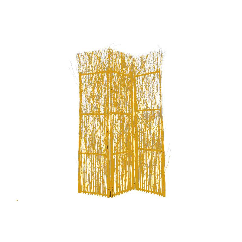 BIOMBO MIMBRE DORADO 49X190 CM