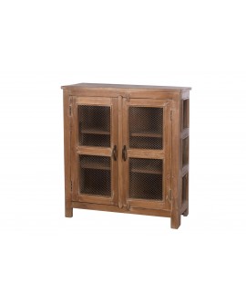 Vitrina madera vintage 90x39x100cm