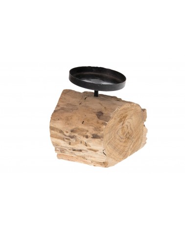 COMPRAR PORTAVELAS MADERA 11X13X14CM ONLINE AL POR MAYOR