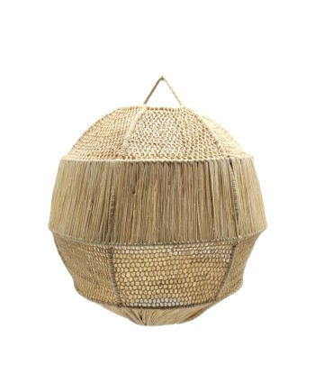 LÁMPARA RAFIA ESFÉRICA D35X35 CM