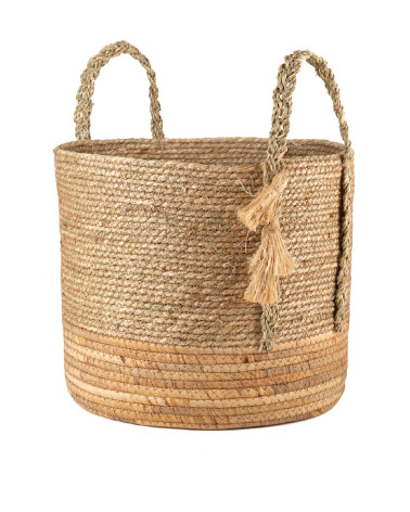 CESTA SEAGRASS FONDO REFORZADO D30X24 CM